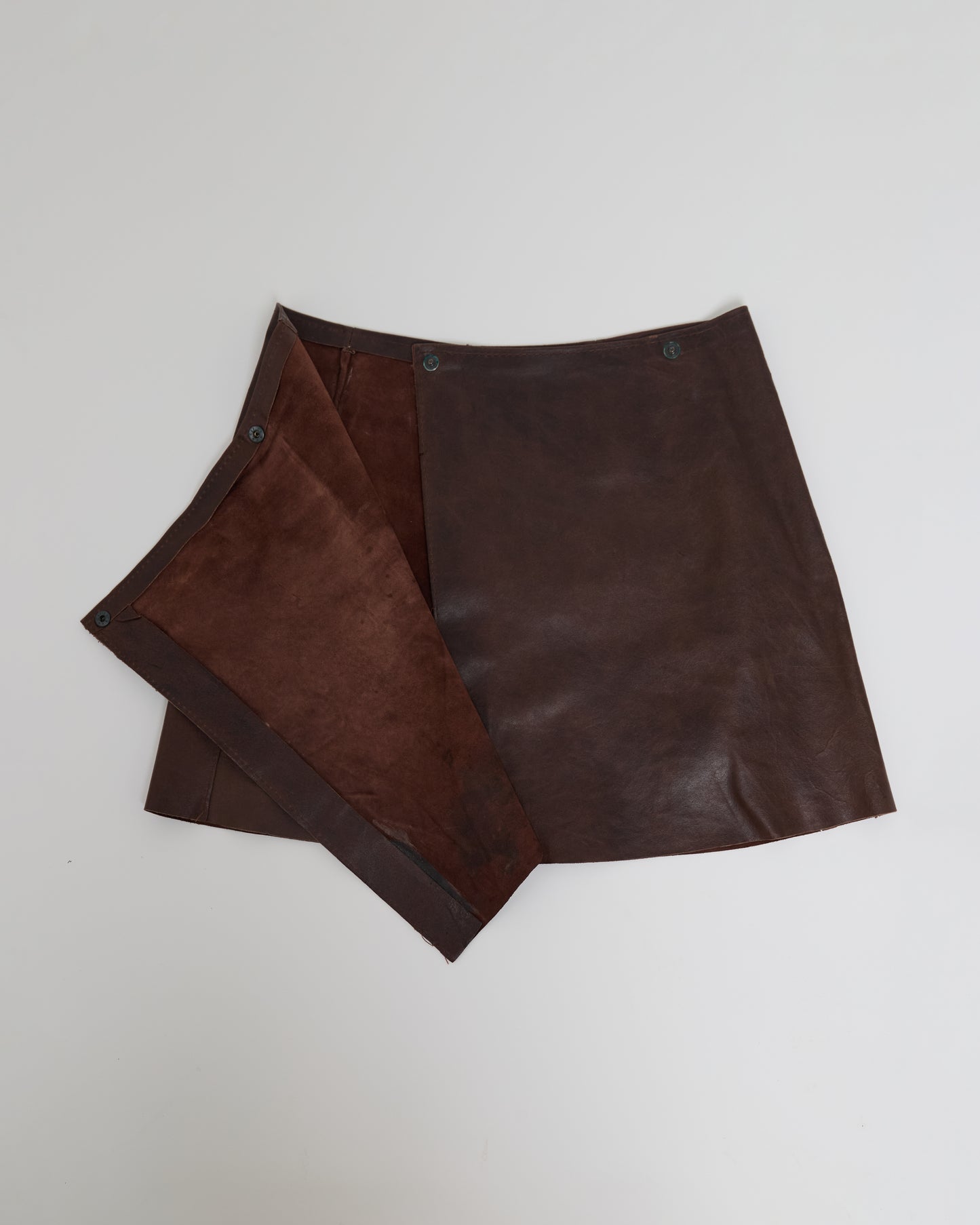 HANDMADE MINI LEATHER SKIRT